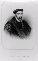 Ritratto di Sir Nicholas Bacon (1510-1579) da 